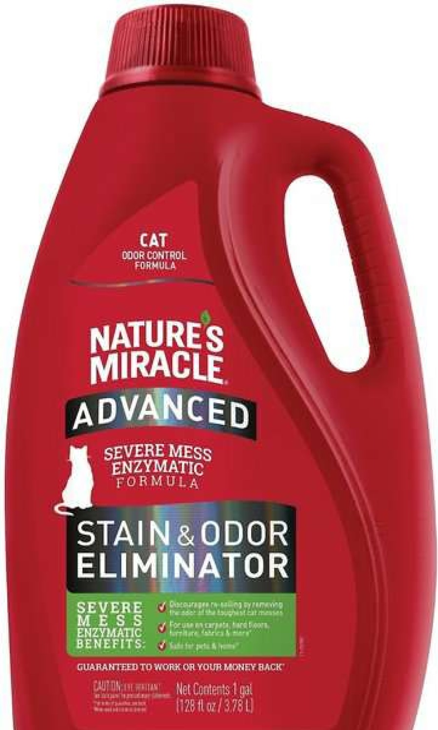 Cat * | Nature'S Miracle Advanced Cat Enzymatic Severe Mess Stain & Odor Eliminator, 1-Gal Bottle Outlet