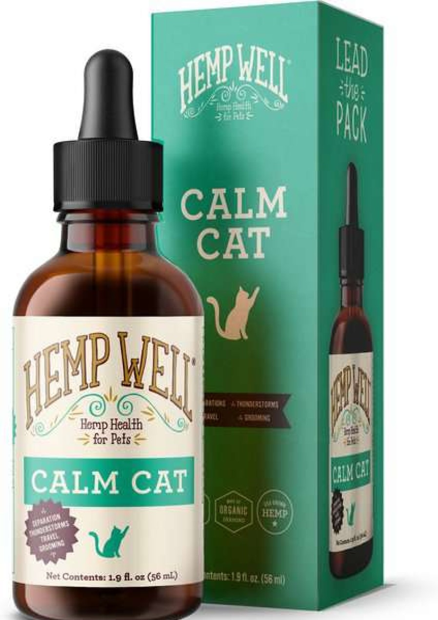 Cat * | Hemp Well Calm Cat Anxiety Relief Liquid Cat Supplement, 2-Oz Bottle Online