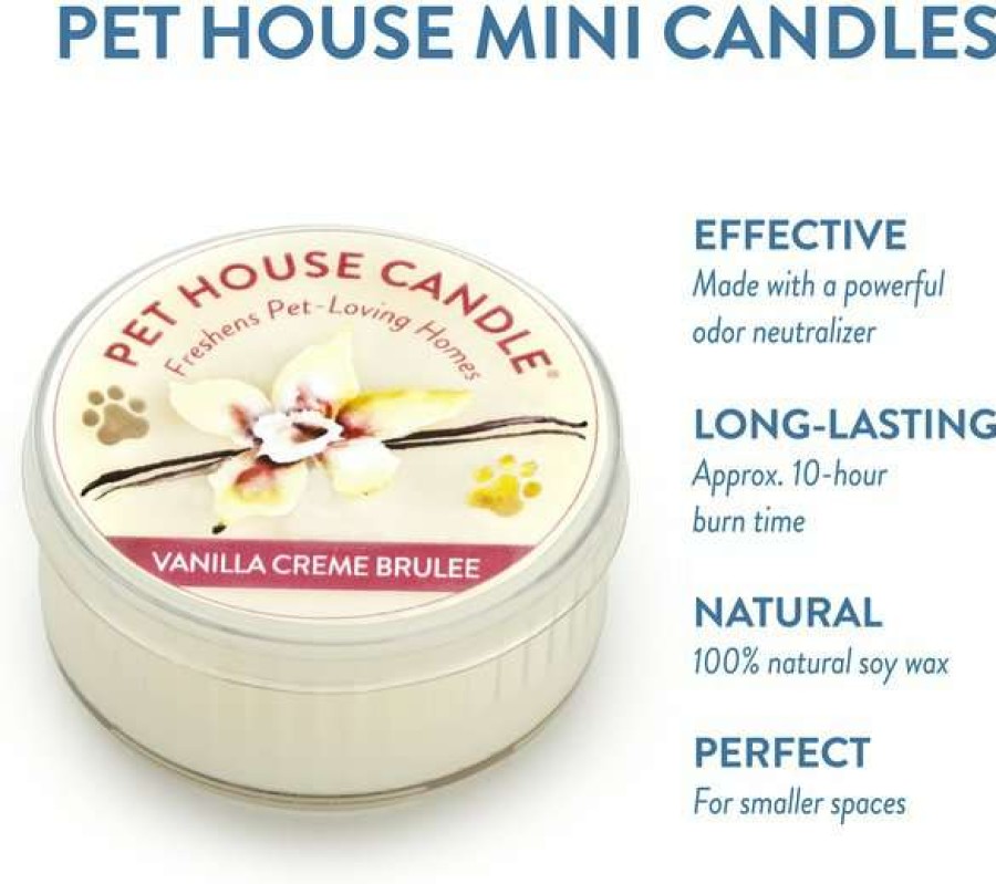 Home Goods * | Pet House Vanilla Creme Brulee Natural Soy Candle, 1.5-Oz Jar Promotions