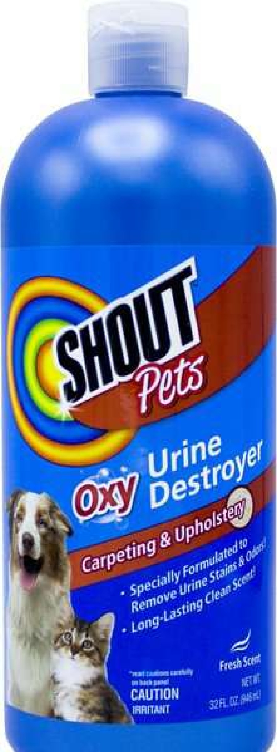 Cleaning & Potty * | Shout Pets Oxy Urine Destroyer For Carpeting & Upholstery, 32-Oz Bottle Discount