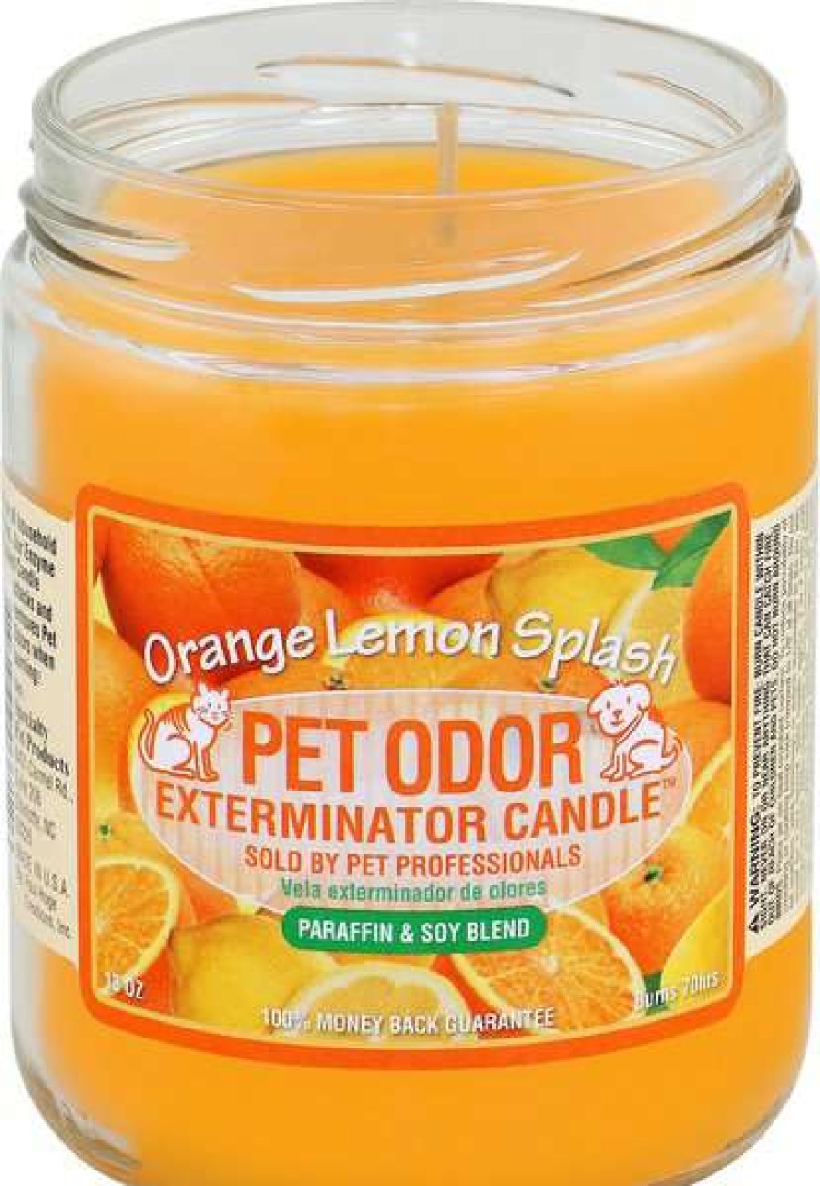 Home Goods * | Pet Odor Exterminator Orange Lemon Splash Deodorizing Candle, 13-Oz Jar Hot Sale