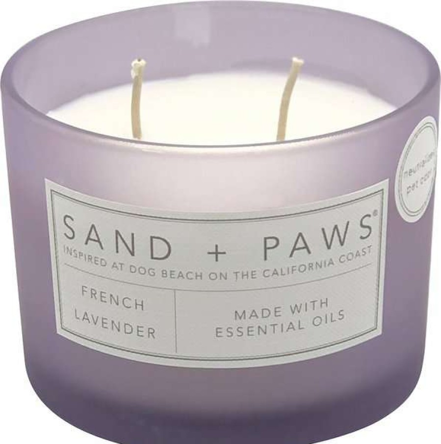 Home Goods * | Sand + Paws Heart/Paw French Lavender Scented Candle, 12-Oz Jar Shop