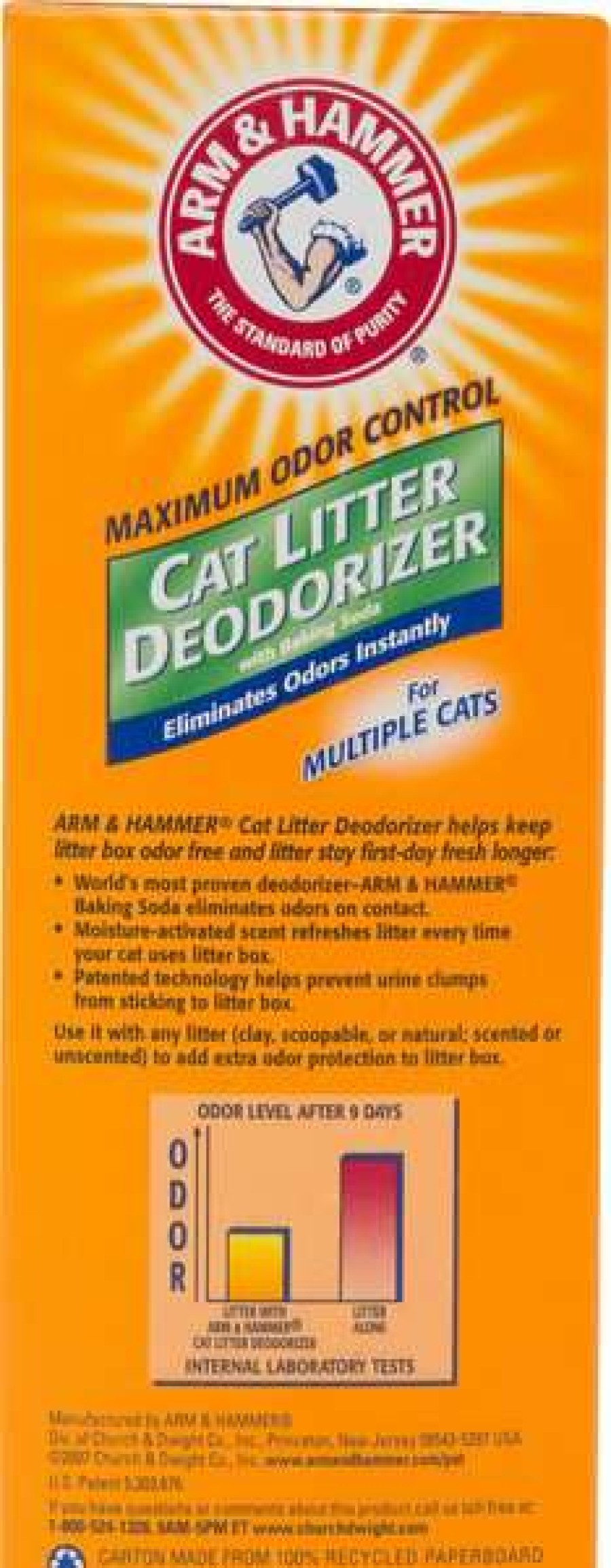 Cat * | Arm & Hammer Litter Cat Litter Deodorizer Powder Discount