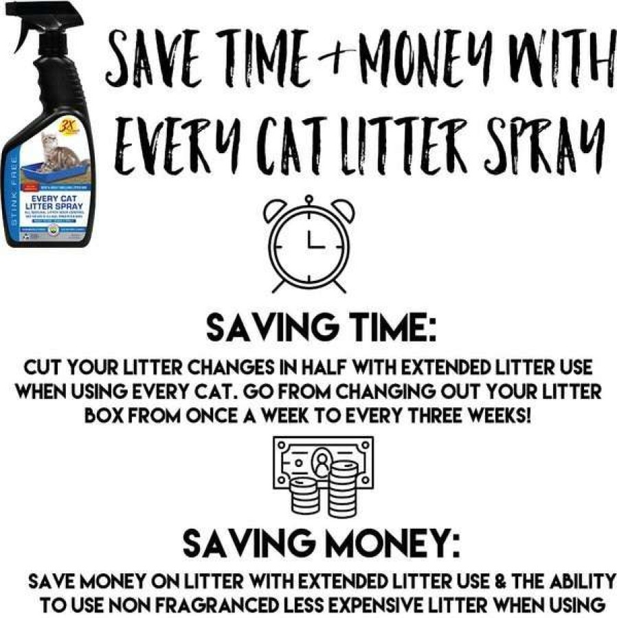 Cat * | Stink Free Every Cat Litter Spray, 24-Oz Bottle Store