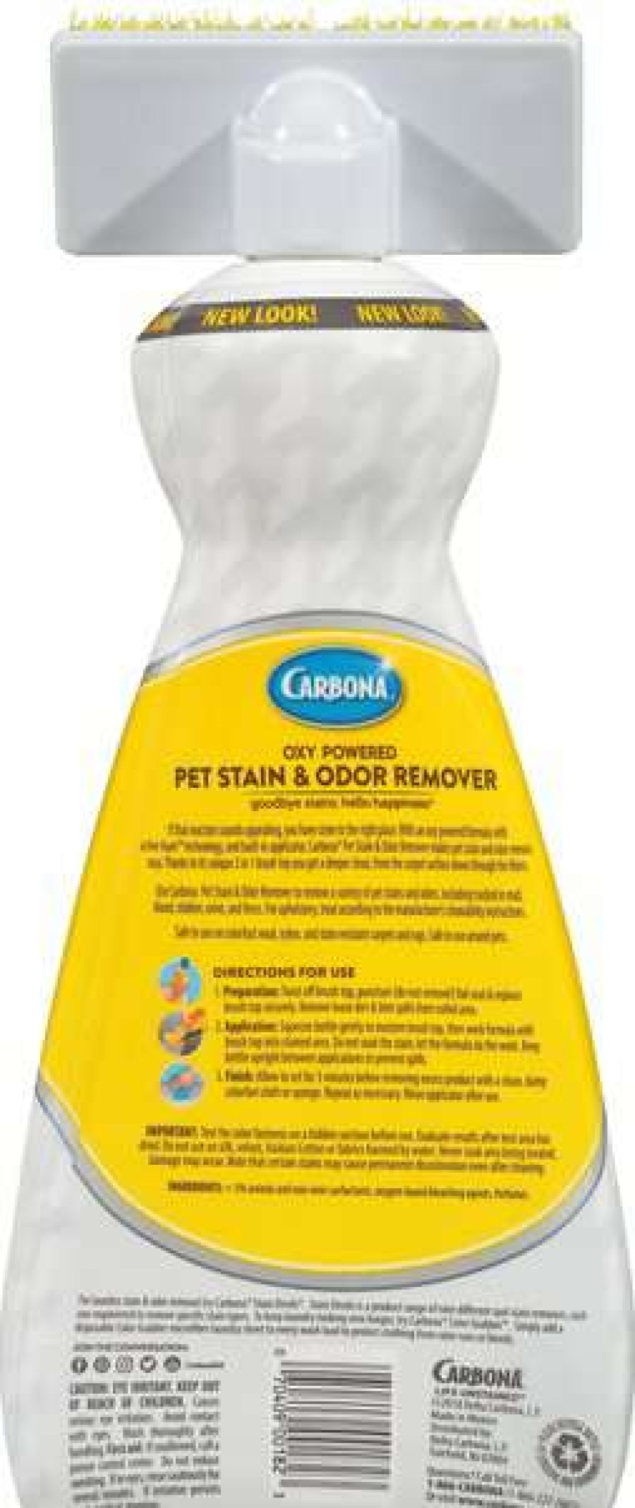 Cleaning & Potty * | Carbona Oxy Powered Dog & Cat Stain & Odor Remover, 22-Oz Bottle Shop