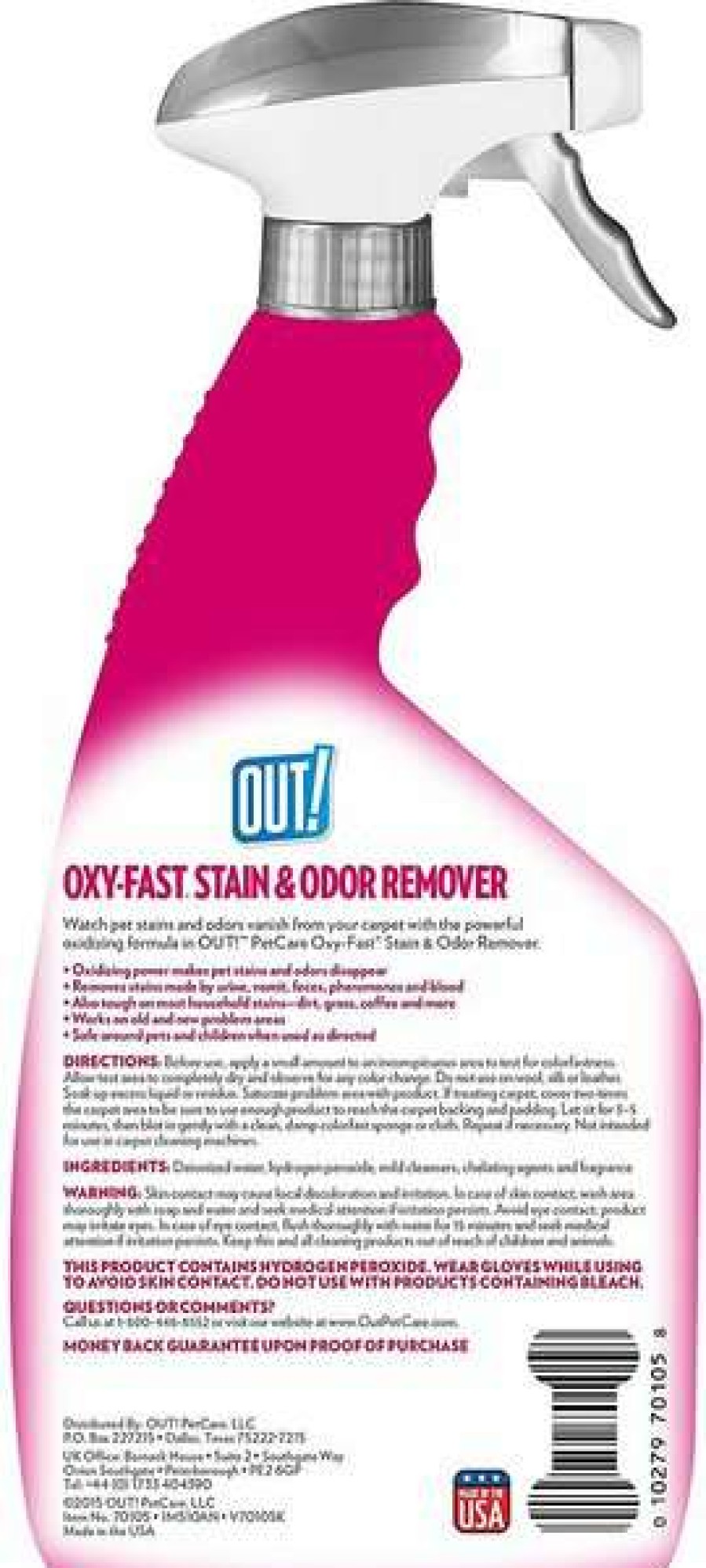 Cleaning & Potty * | Out! Oxy Fast Activated Pet Stain & Odor Remover, 32-Oz Bottle Promotions