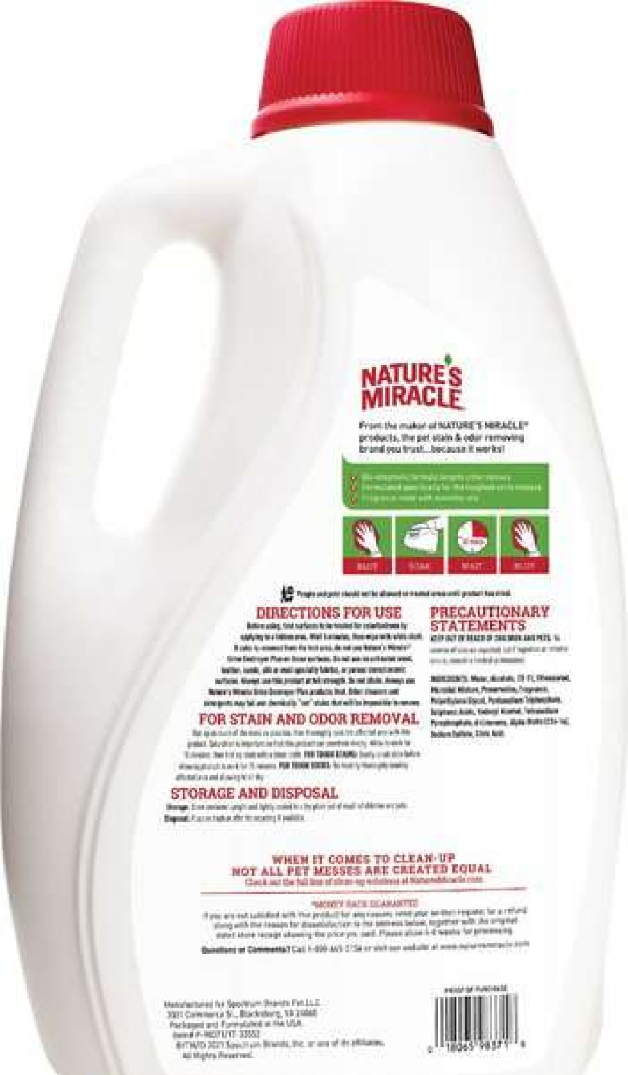 Cleaning & Potty * | Nature'S Miracle Dog Enzymatic Urine Destroyer, 1-Gal Bottle Outlet