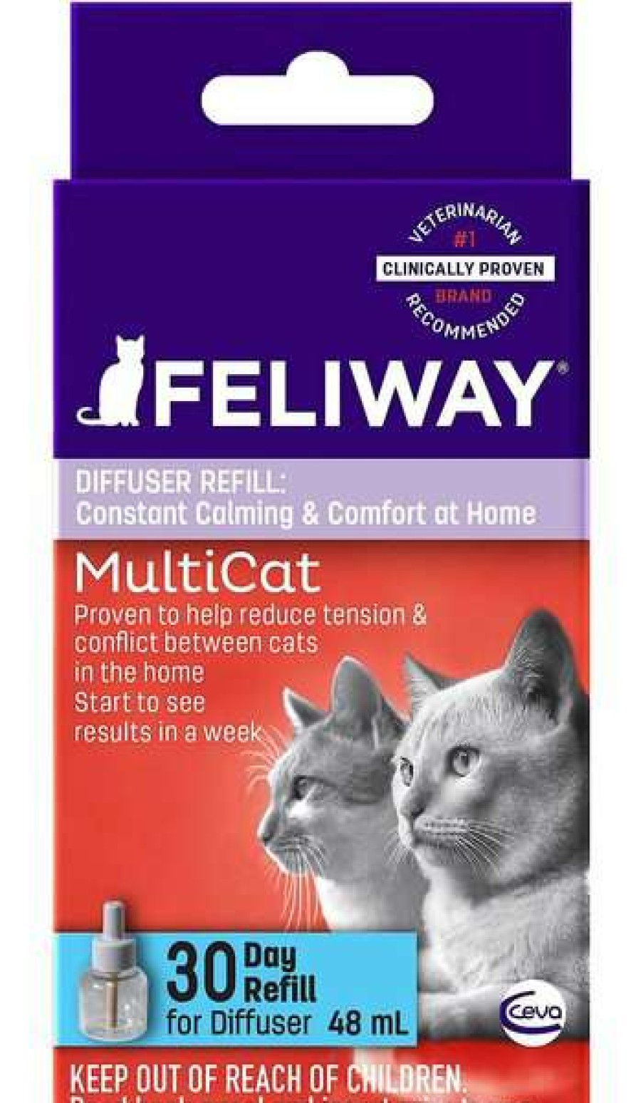 Cat * | Bundle: Feliway Multicat Calming Diffuser Refill For Cats, 30 Day, 1 Count + World'S Best Multi-Cat Unscented Clumping Corn Cat Litter, 28-Lb Bag Discount