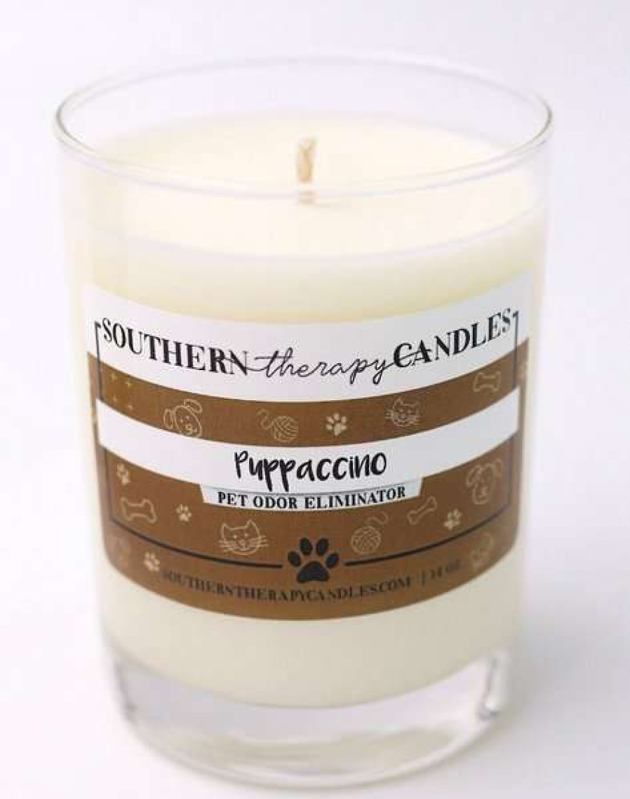 Home Goods * | Southern Therapy Candles Puppuccino Pet Odor Eliminator Candle Discount