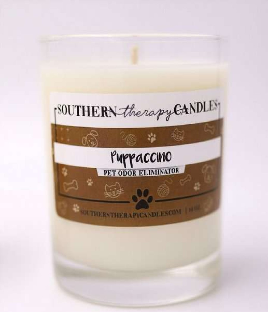 Home Goods * | Southern Therapy Candles Puppuccino Pet Odor Eliminator Candle Discount