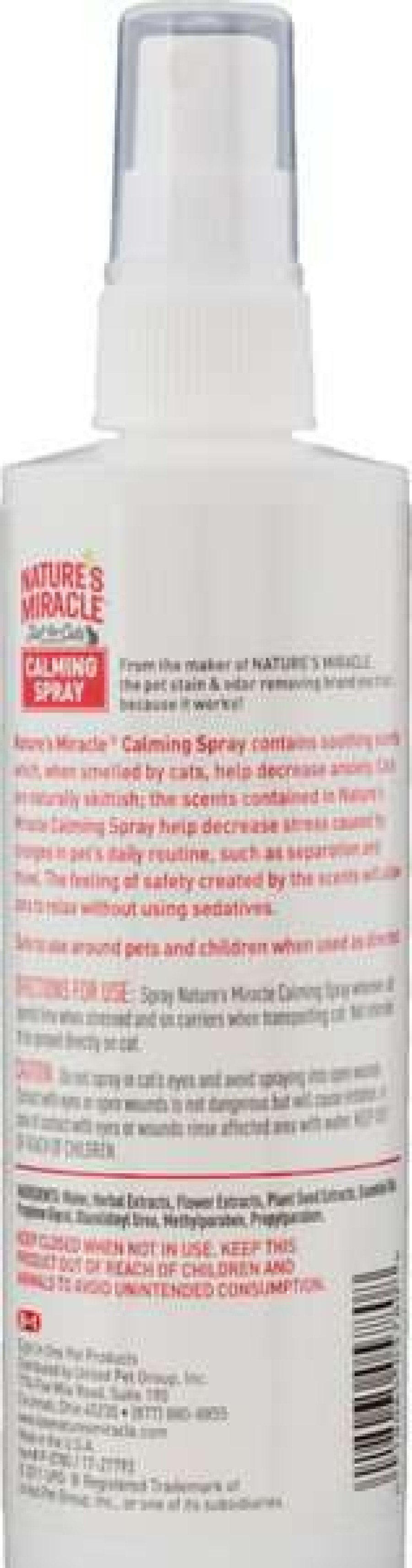 Cat * | Nature'S Miracle Just For Cats Calming Spray, 8-Oz Bottle Online