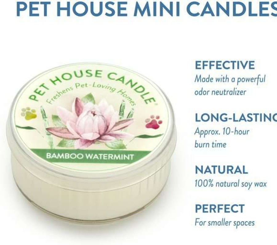 Home Goods * | Pet House Bamboo Watermint Natural Soy Candle, 1.5-Oz Jar Discount