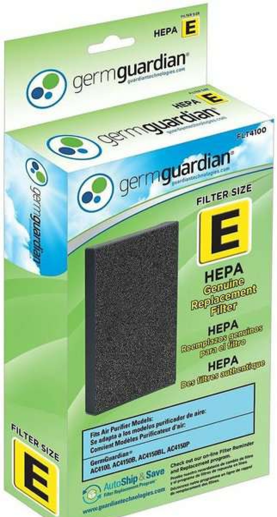 Cleaning & Potty * | Germ Guardian Flt4100 Hepa Air Purifier Replacement Filter E Shop