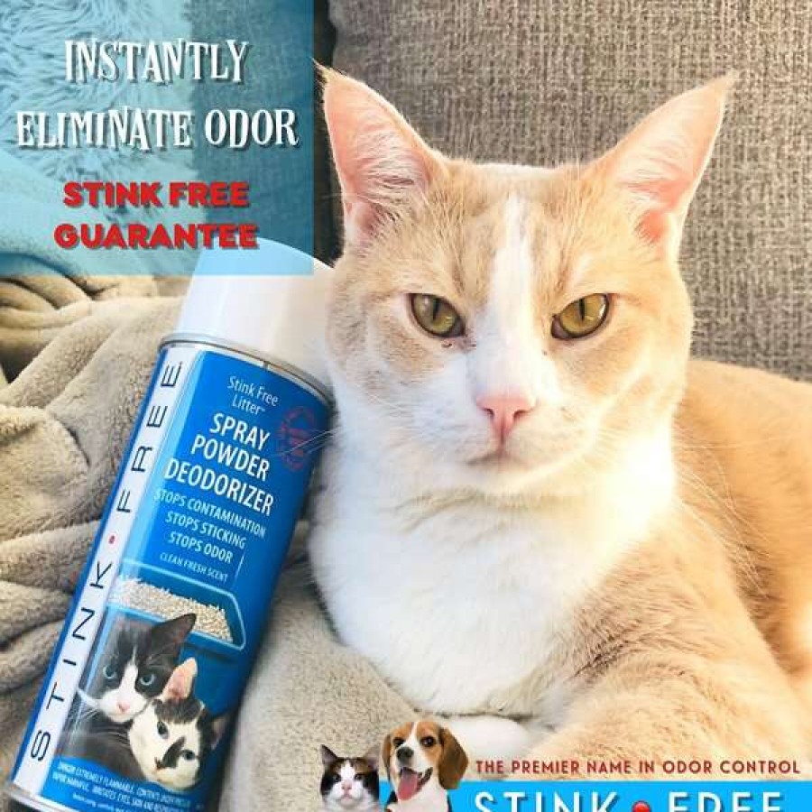 Cat * | Stink Free Litter & Litter Box Spray Powder, 12-Oz Bottle Store