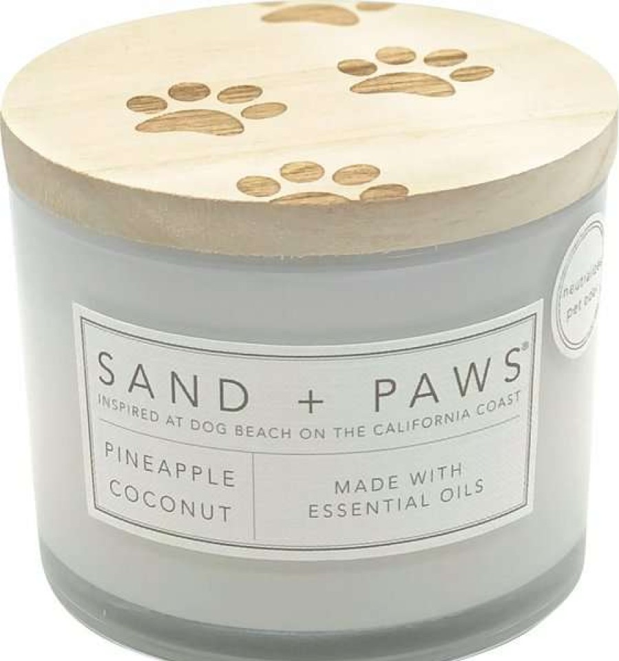 Home Goods * | Sand + Paws Paws Pineapple Coconut Scented Candle, 12-Oz Jar Sale