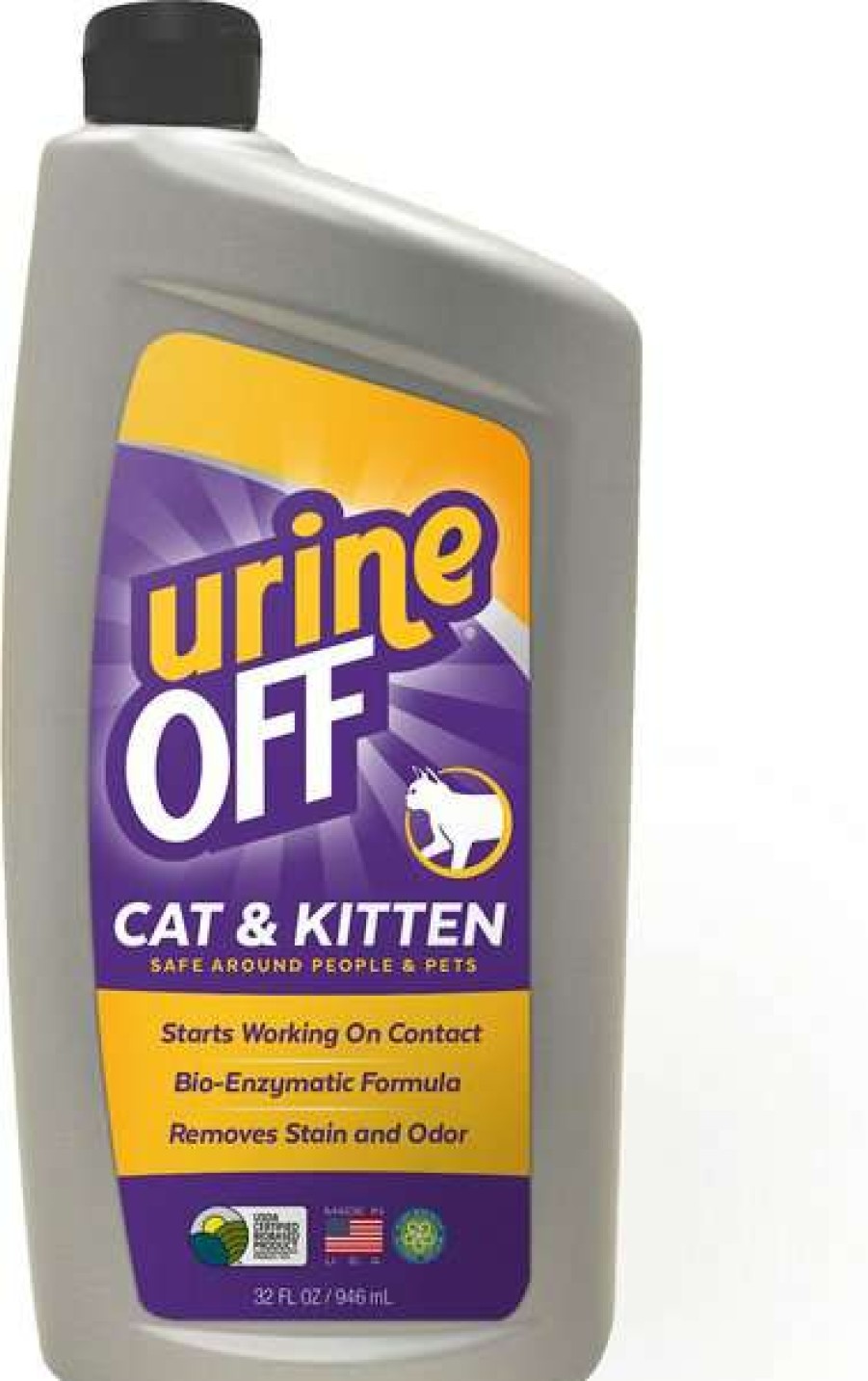 Cat * | Urine Off Cat & Kitten Formula Stain & Odor Remover, 32-Oz Bottle Hot Sale