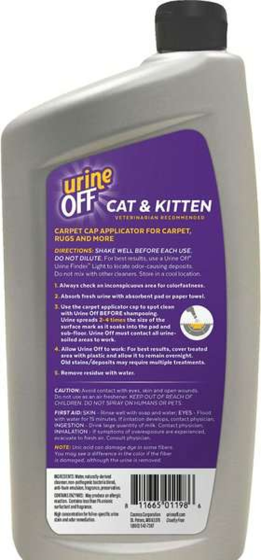 Cat * | Urine Off Cat & Kitten Formula Stain & Odor Remover, 32-Oz Bottle Hot Sale