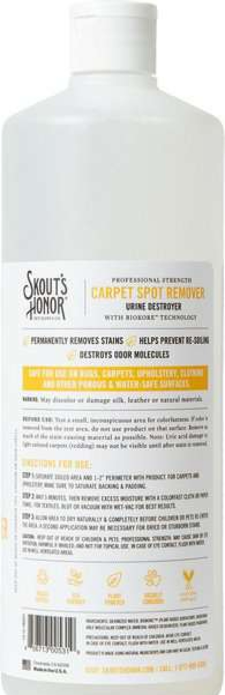 Cleaning & Potty * | Skout'S Honor Professional Strength Urine Destroyer Carpet Pad Penetrator, 32-Oz Bottle Discount