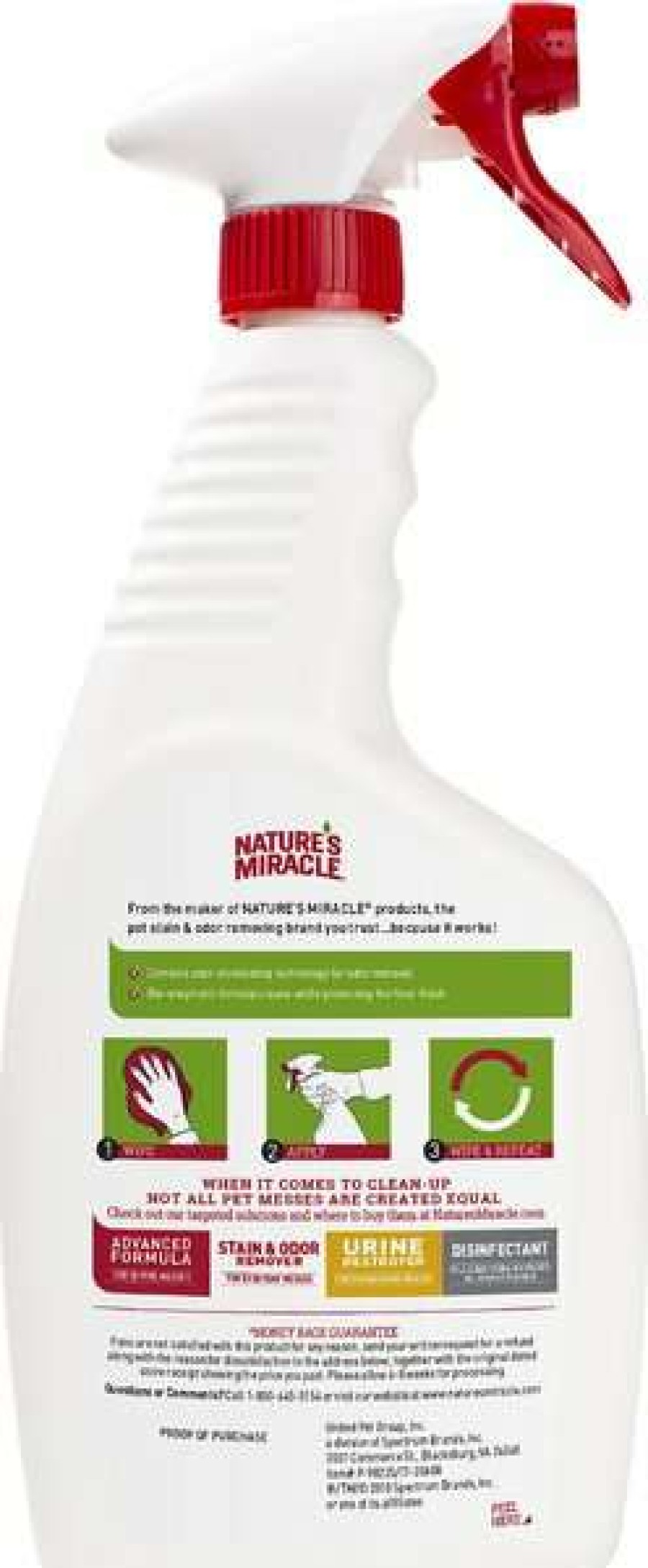 Cleaning & Potty * | Nature'S Miracle Dual Action Hard Floor Stain & Odor Remover, 24-Oz Bottle Promotions