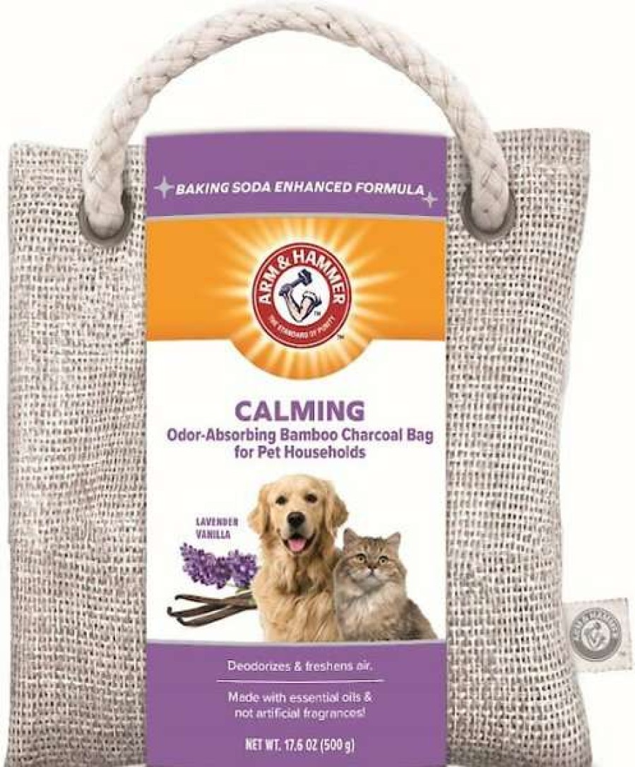 Cleaning & Potty * | Arm & Hammer Calming Lavender Vanilla Odor-Absorbing Bamboo Charcoal Pet Deodorizing Bag, 17.6-Oz Bag Free Delivery