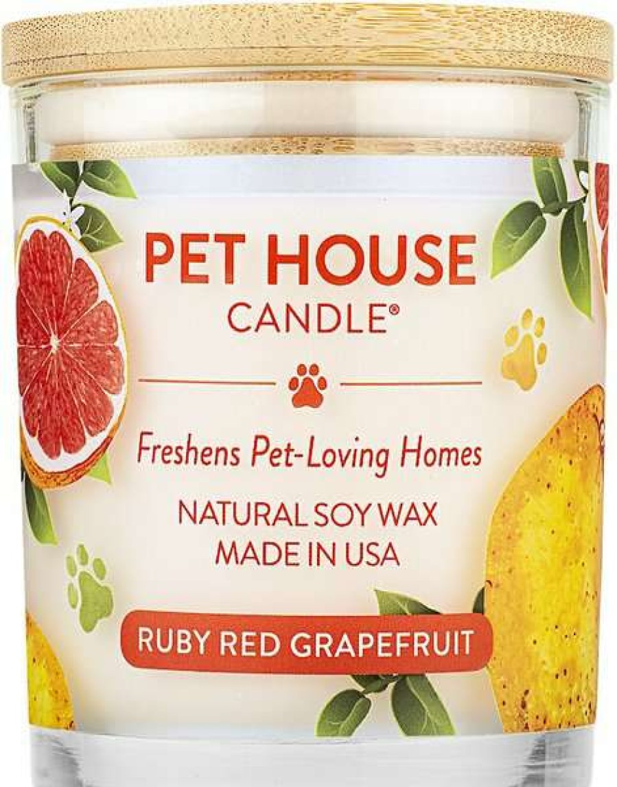 Home Goods * | Pet House Ruby Red Grapefruit Natural Soy Candle, 9-Oz Jar Shop