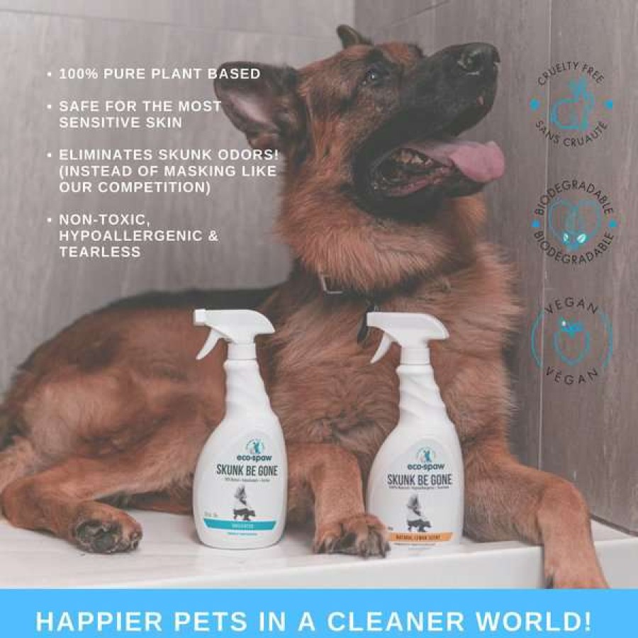 Cleaning & Potty * | Ecospaw Skunk Be Gone Natural Lemon Scent Dog Cleaner Outlet