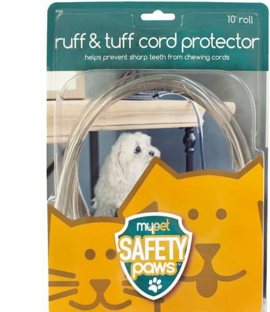 Cat * | Mypet Safety Paws Ruff & Tuff Cord Protector For Dog & Cat, Clear Discount