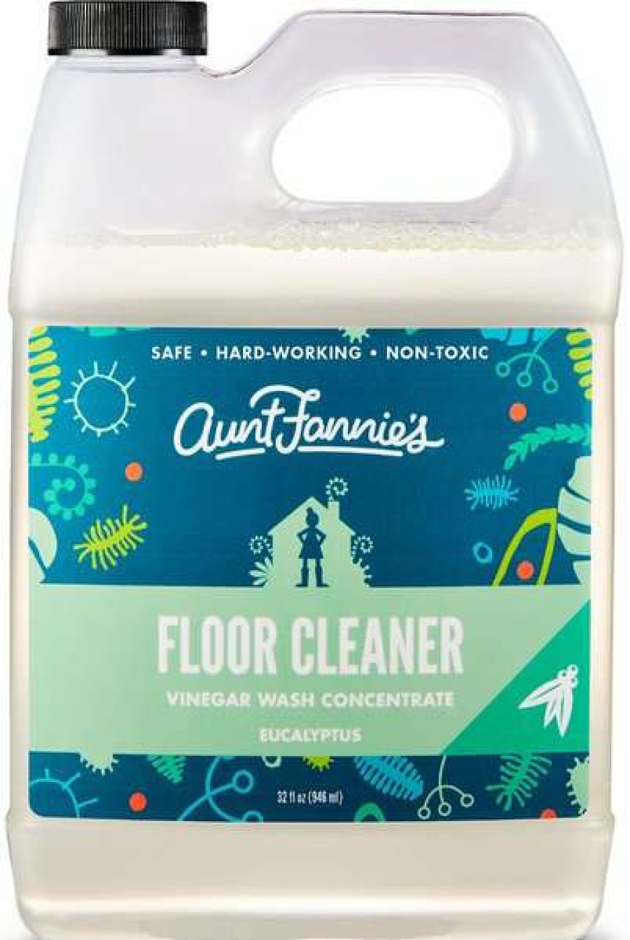 Cleaning & Potty * | Aunt Fannie'S Vinegar Wash Concentrate Eucalyptus Floor Cleaner, 32-Oz Bottle Shop