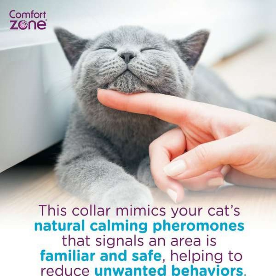 Cat * | Comfort Zone Calming Pheromone Breakaway Cat Collar, 4 Count Promotions