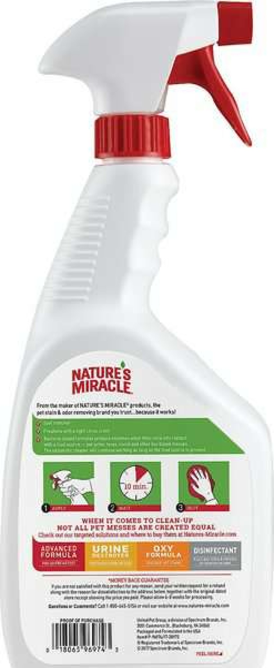 Cat * | Nature'S Miracle Just For Cats Stain & Odor Remover Spray, 32-Oz Bottle Outlet