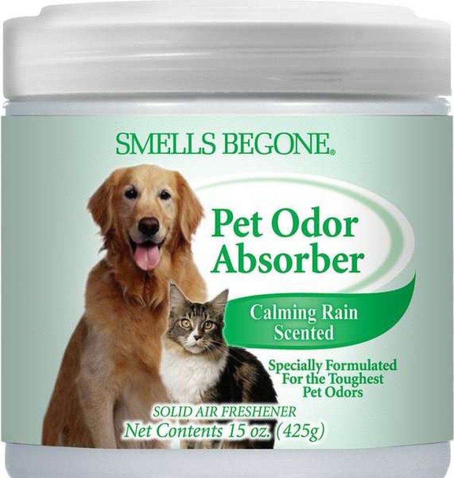 Cleaning & Potty * | Smells Begone Calming Rain Pet Odor Absorbing Solid Gel, 15-Oz Jar Free Delivery