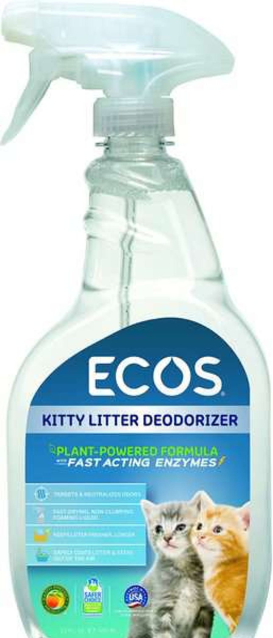 Cat * | Ecos For Pets! Cat Litter Deodorizer, 22-Oz Bottle Shop