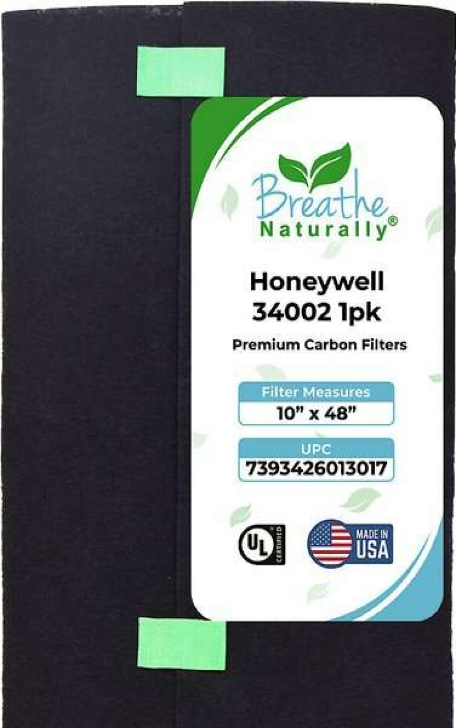 Cleaning & Potty * | Breathe Naturally Replacement Carbon Prefilter For Honeywell 34002, 1 Count Free Delivery