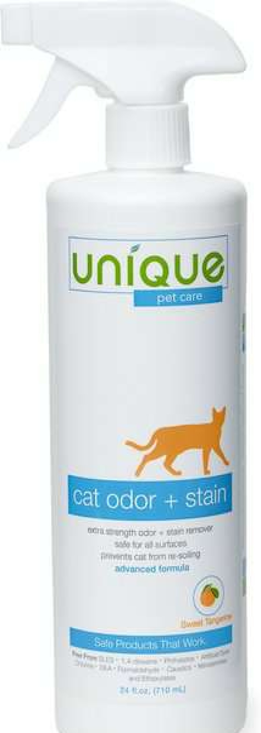 Cat * | Unique Pet Care Sweet Tangerine Cat Odor + Stain Remover, 24-Oz Bottle Online