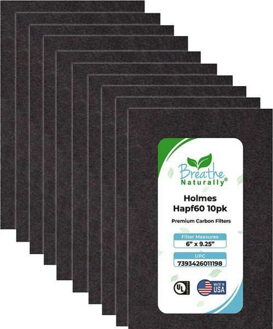 Cleaning & Potty * | Breathe Naturally Replacement Carbon Prefilters For Holmes Hapf60 Series Air Purifiers, 10 Count Shop