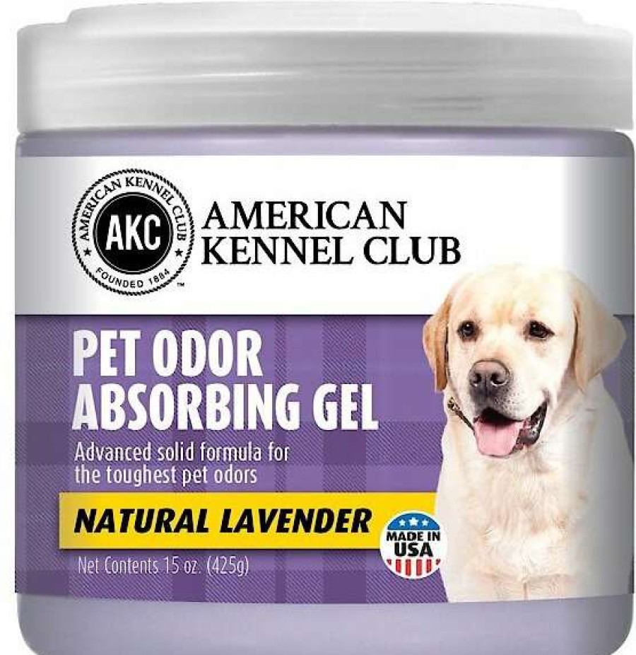 Cleaning & Potty * | American Kennel Club Akc Natural Lavender Pet Odor Absorbing Solid Gel, 15-Oz Jar Outlet