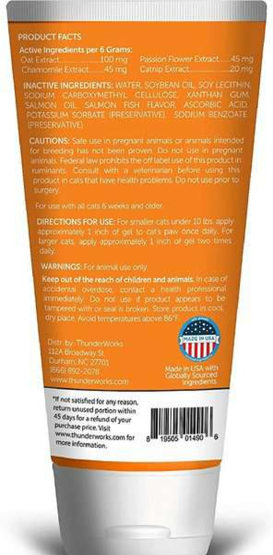 Cat * | Thunderwunders Calming Cat Paw Gel, 3-Oz Bottle Shop