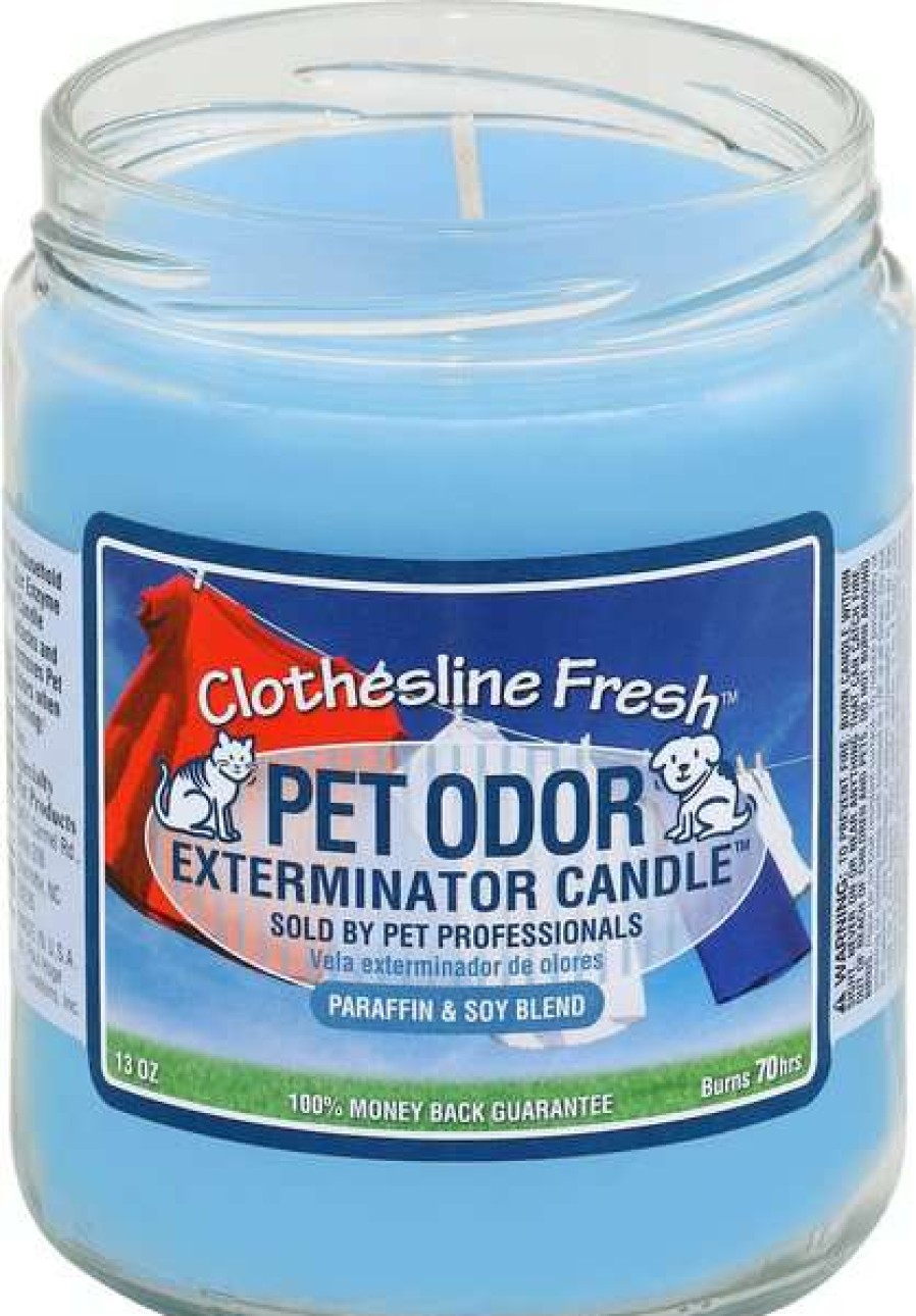 Home Goods * | Pet Odor Exterminator Clothesline Fresh Deodorizing Candle, 13-Oz Jar Free Delivery