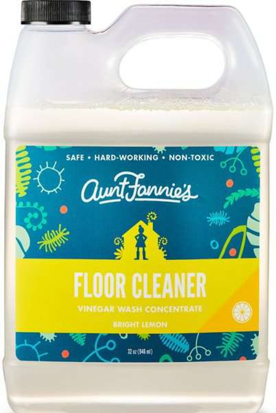 Cleaning & Potty * | Aunt Fannie'S Vinegar Wash Concentrate Bright Lemon Floor Cleaner, 32-Oz Bottle Free Delivery