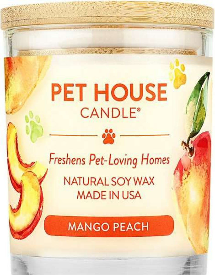 Home Goods * | Pet House Mango Peach Natural Soy Candle, 9-Oz Jar Discount