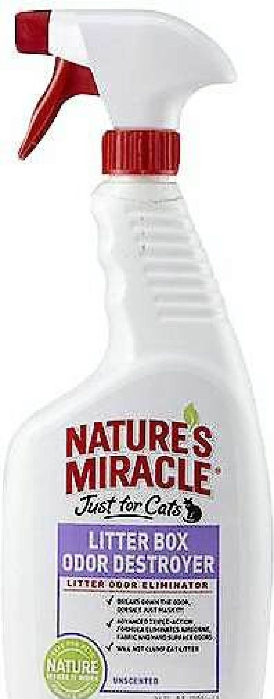 Cat * | Nature'S Miracle Just For Cats Litter Box Odor Destroyer Spray, 24-Oz Spray Shop