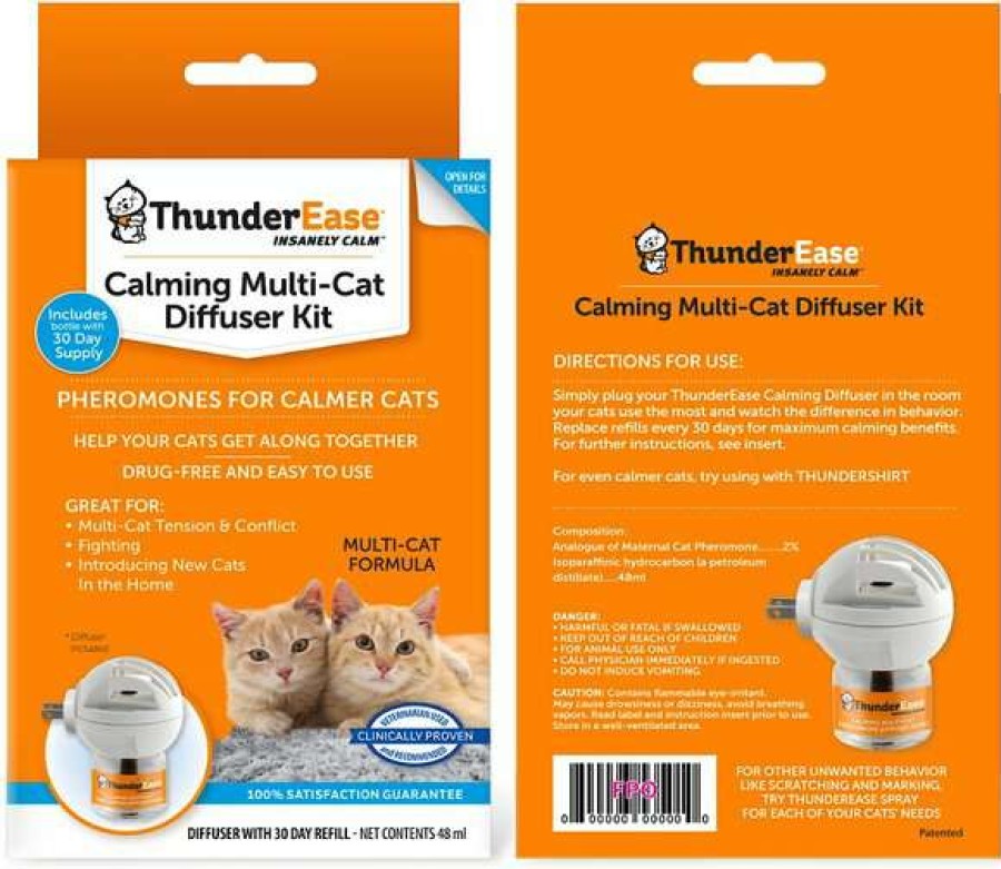 Cat * | Thunderease Multi-Cat Calming Diffuser For Cats, 30 Day Shop