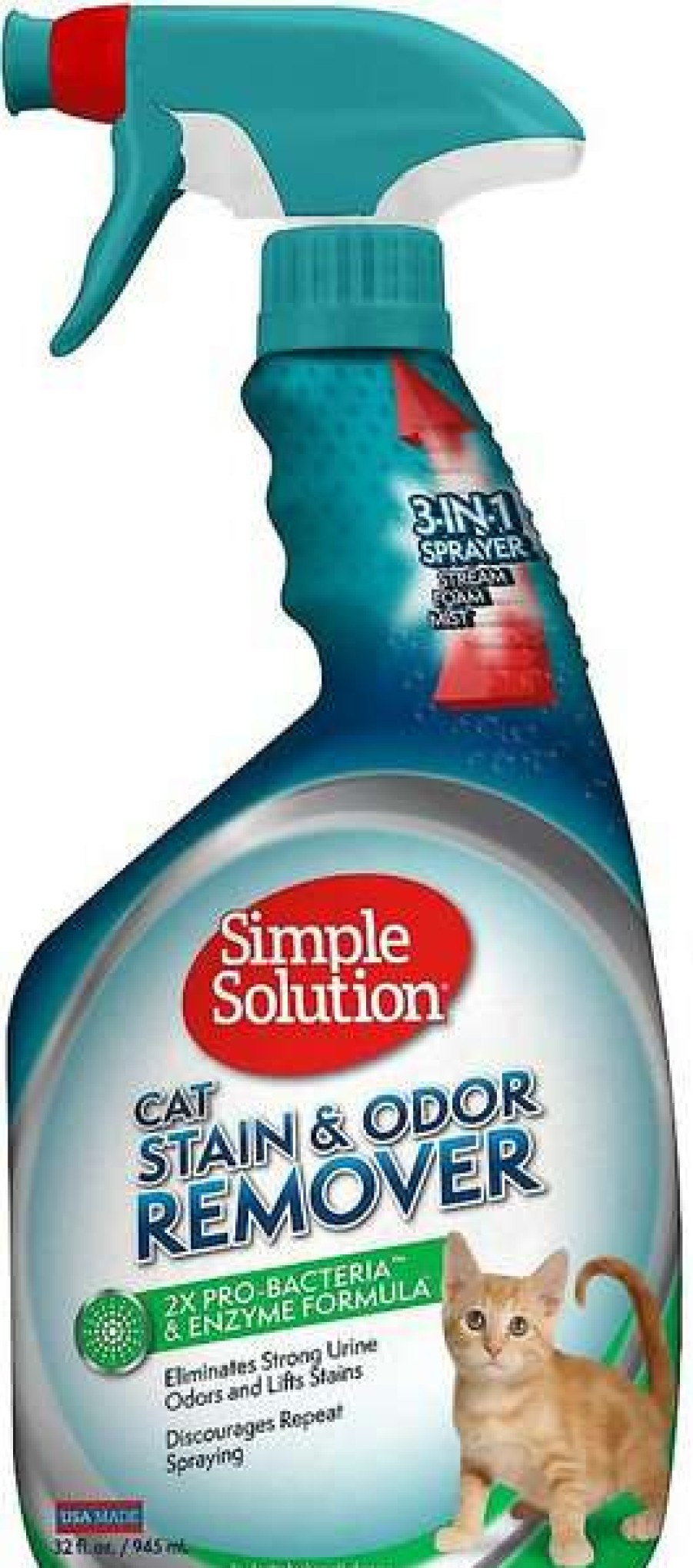 Cat * | Simple Solution Cat Stain & Odor Remover, 32-Oz Bottle Discount