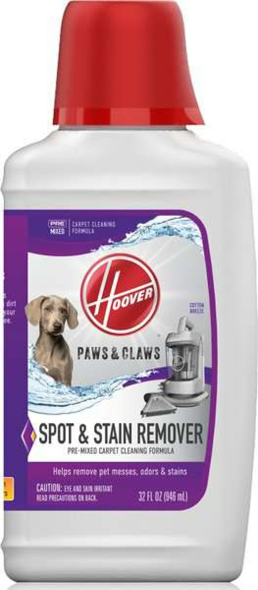 Cleaning & Potty * | Hoover Paws & Claws Spot & Stain Remover Pre-Mixed Carpet Cleaning Formula, 32-Oz Bottle Store