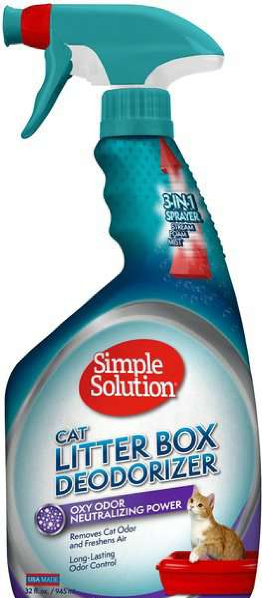 Cat * | Simple Solution Cat Litter Box Deodorizer, 32-Oz Bottle Sale