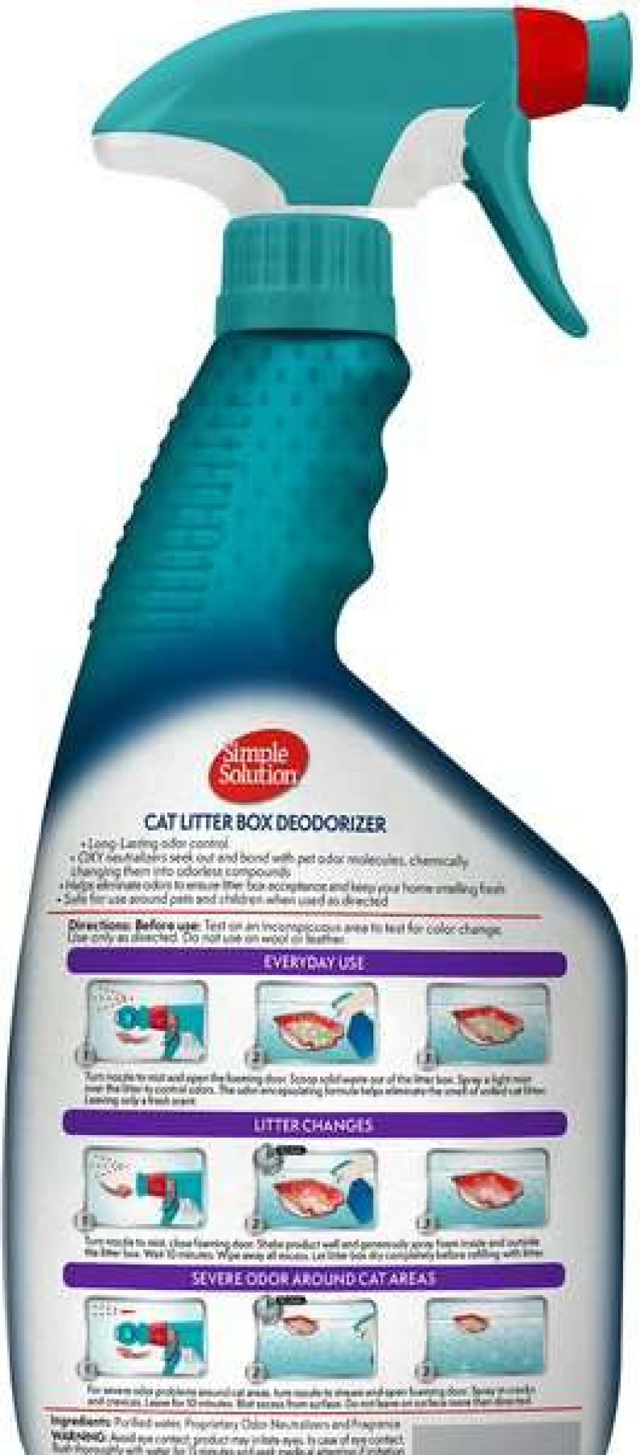 Cat * | Simple Solution Cat Litter Box Deodorizer, 32-Oz Bottle Sale