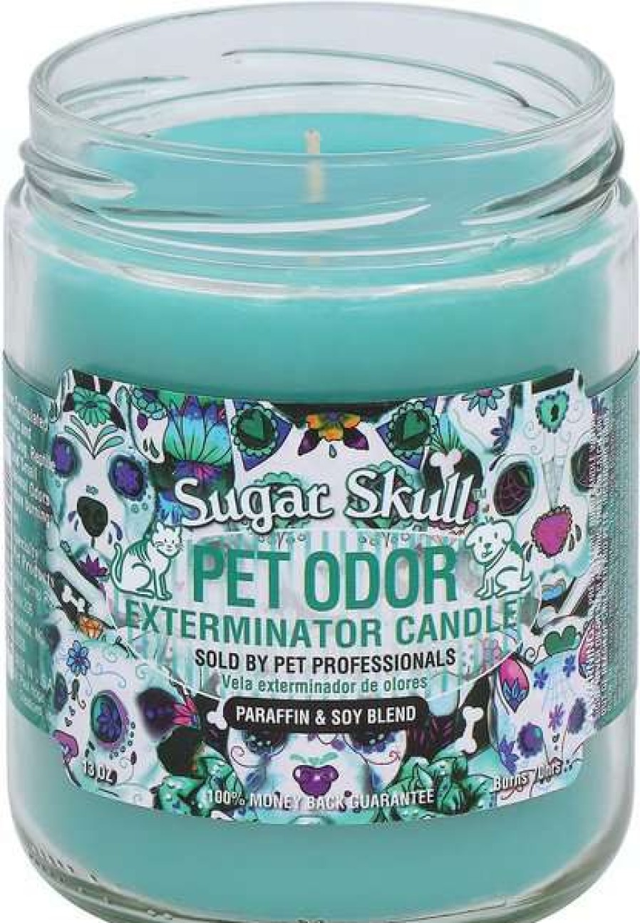 Home Goods * | Pet Odor Exterminator Sugar Skull Deodorizing Candle, 13-Oz Jar Hot Sale