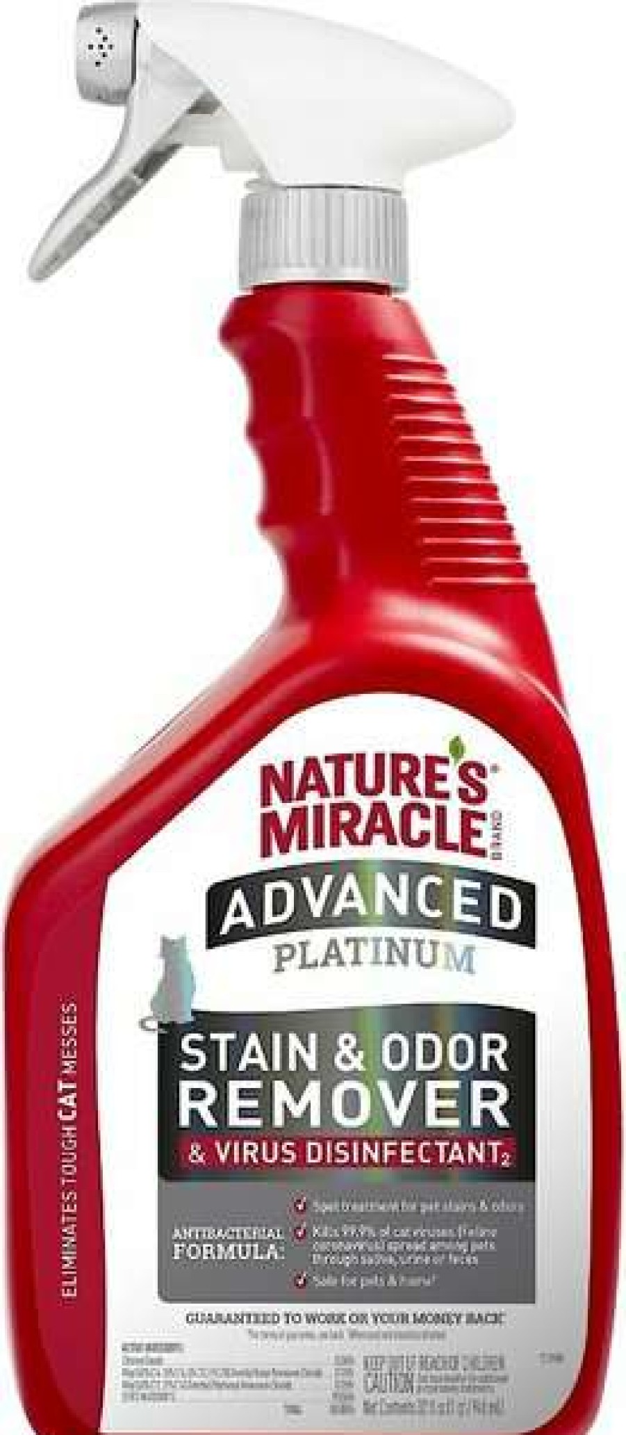 Cat * | Nature'S Miracle Advanced Platinum Cat Stain & Odor Eliminator Spray, 32-Oz Bottle Store