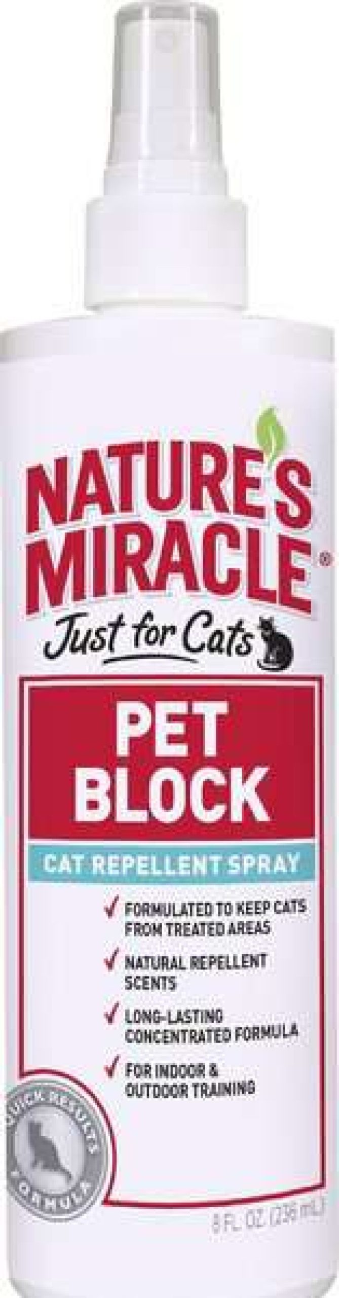 Cat * | Nature'S Miracle Just For Cats Pet Block Cat Repellent Spray, 8-Oz Bottle Shop