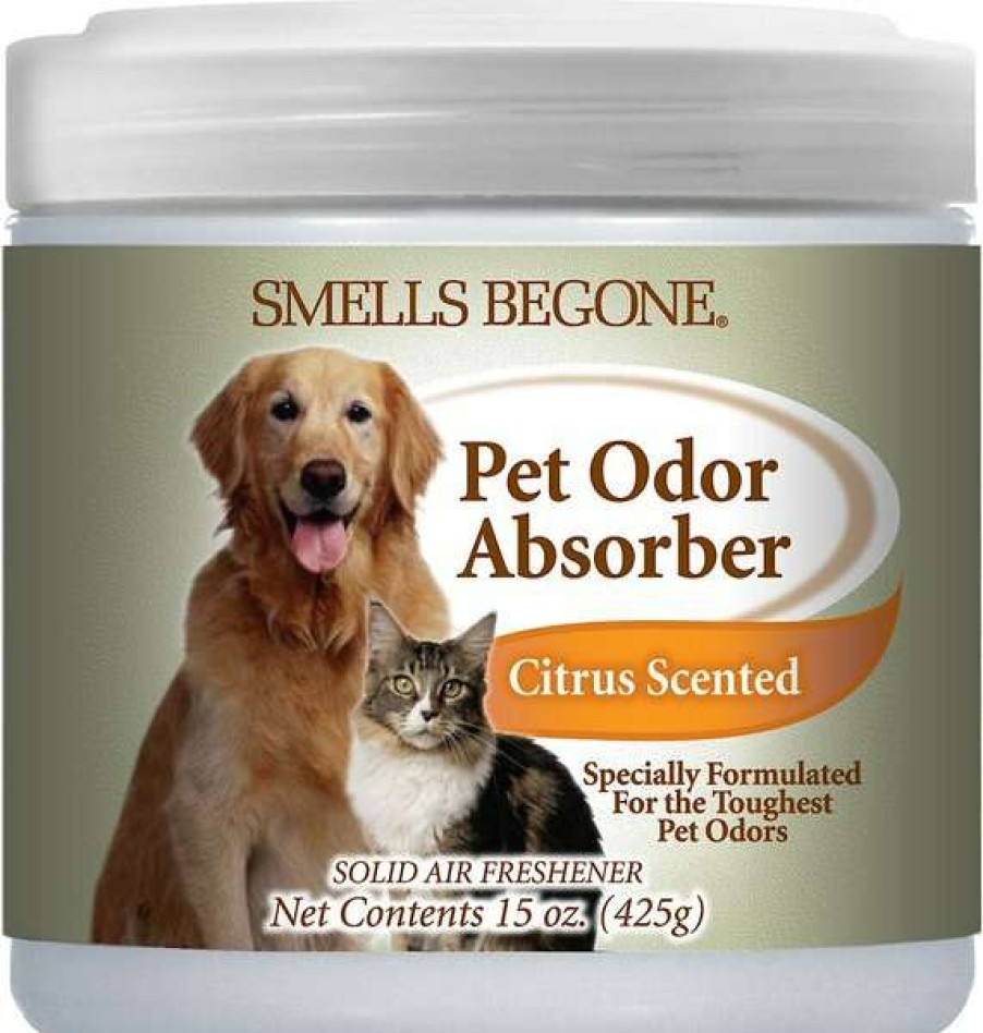 Cleaning & Potty * | Smells Begone Citrus Pet Odor Absorbing Solid Gel, 15-Oz Jar Shop